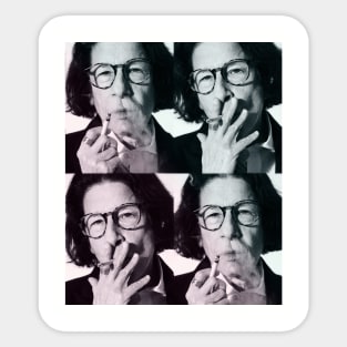 Fran Lebowitz X 4 Sticker